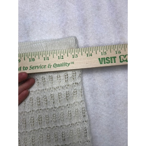 Z SUPPLY Womens Cream Pointelle Knit Maxi Skirt ZK251498 Small Ivory Boho - Picture 6 of 10